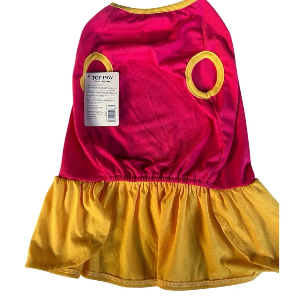 New Top Paw Hello Summer Dog Dress M
